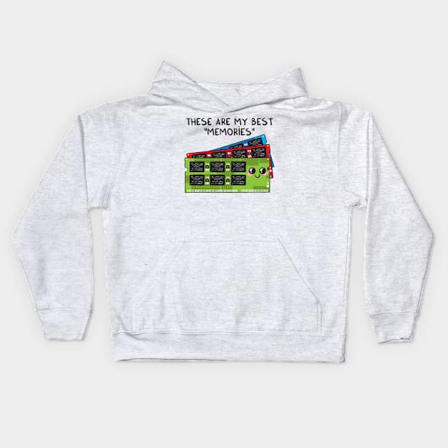 These are my best MEMORIES Kids Hoodie by adrianserghie